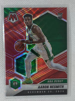 2020-21 Mosaic Asia Tmall Aaron Nesmith Red Wave Prizm Rookie Debut Celtics #279