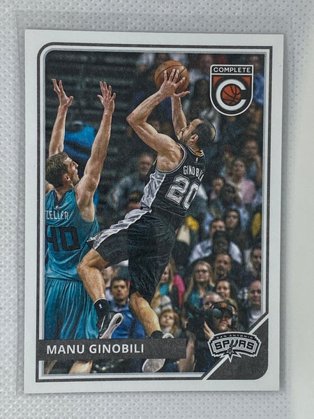 2015-16 Panini Complete #118 Manu Ginobili San Antonio Spurs HOF