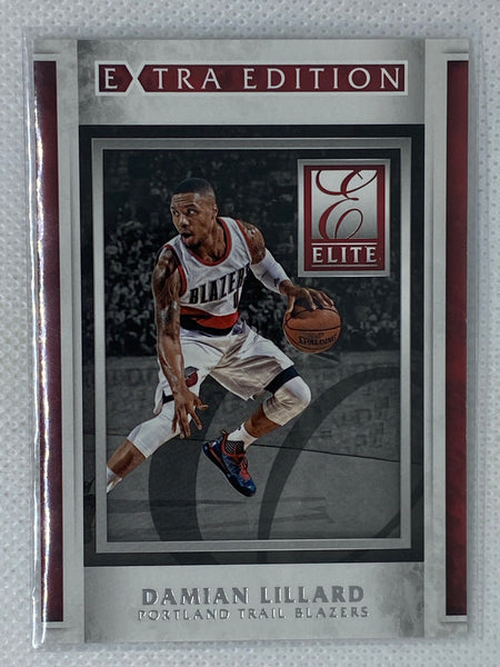 2015-16 Elite Extra Edition Trail Blazers Basketball Card #2 Damian Lillard