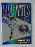 2019-20 Panini NBA Hoops #1 Stephen Curry Warriors Spark Plugs Basketball Card