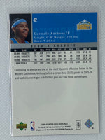 2006-07 Upper Deck Basketball #42 Carmelo Anthony