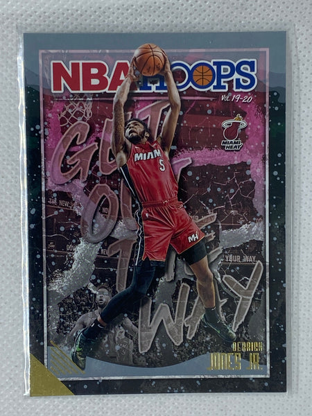 2019-20 Panini NBA Hoops Get Out The Way 4 Derrick Jones Jr