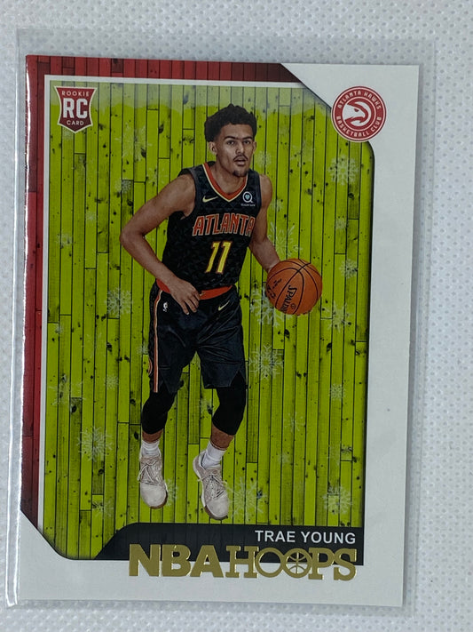 2018-19 Panini NBA Hoops Winter #250 Trae Young Rookie Card Atlanta Hawks RC