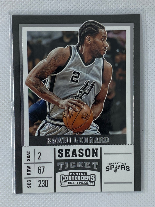 2017-18 Panini Contenders Draft Picks #28B Kawhi Leonard