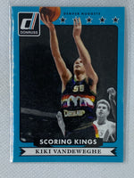 2014-15 Donruss Scoring Kings Denver Nuggets Basketball Card #25 Kiki Vandeweghe