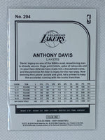 2019-20 Panini Hoops Anthony Davis Tribute Los Angeles Lakers #294