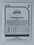 2019-20 Panini Hoops Anthony Davis Tribute Los Angeles Lakers #294