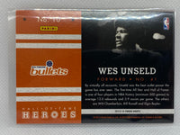 2013-14 Panini Hoops Hall of Fame Heroes #10 Wes Unseld