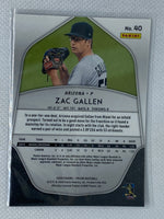 2020 Panini Prizm Zac Gallen RC #40 Arizona Diamondbacks