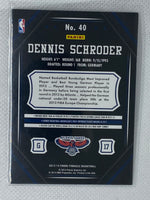 2013-14 Pinnacle Dennis Schroeder Rookie Card #40 Atlanta Hawks