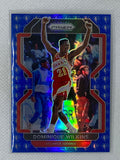 2021-22 Panini Prizm Dominique Wilkins 75th Anniversary Blue Prizm #252 HOF SP