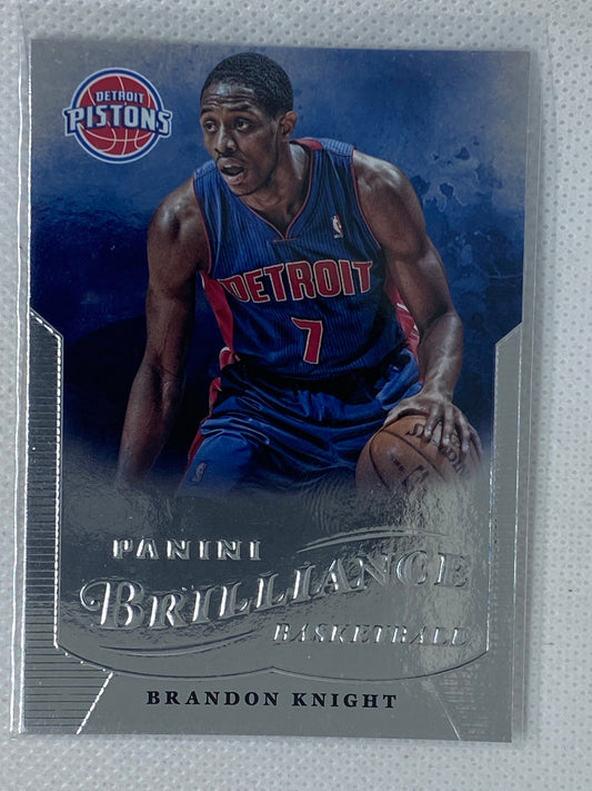 2012-13 Panini Brilliance Basketball #268 Brandon Knight RC Detroit Pistons