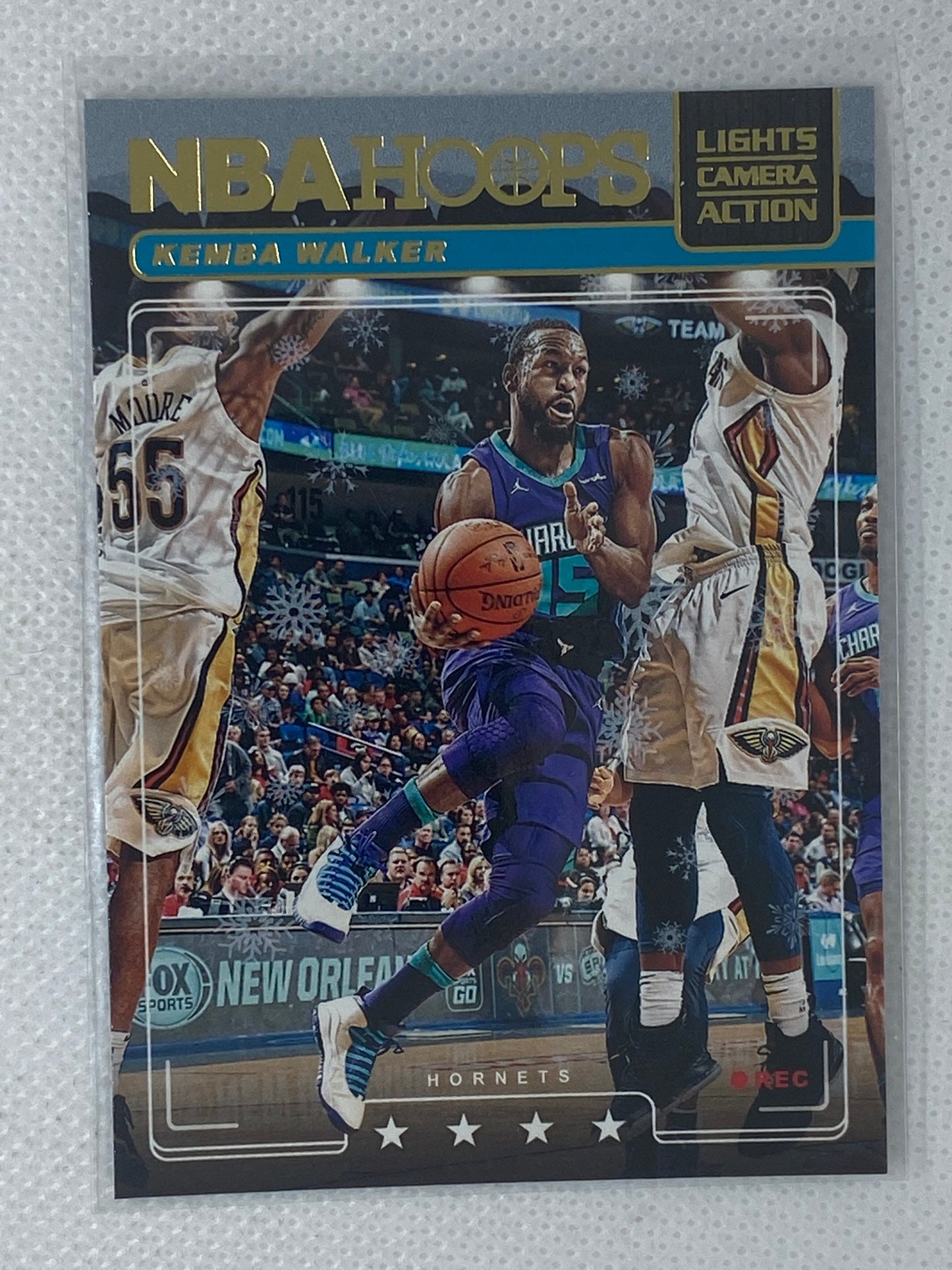 2018-19 Panini NBA Hoops Lights Camera Action Winter Kemba Walker #LCA-22