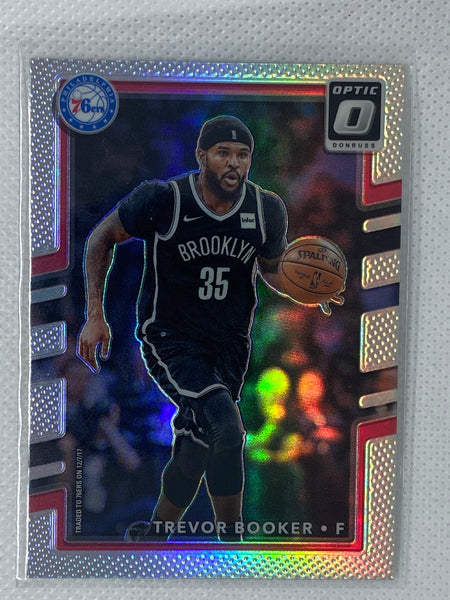 2017-18 Donruss Optic Silver Prizm Trevor Booker Brooklyn Nets #12