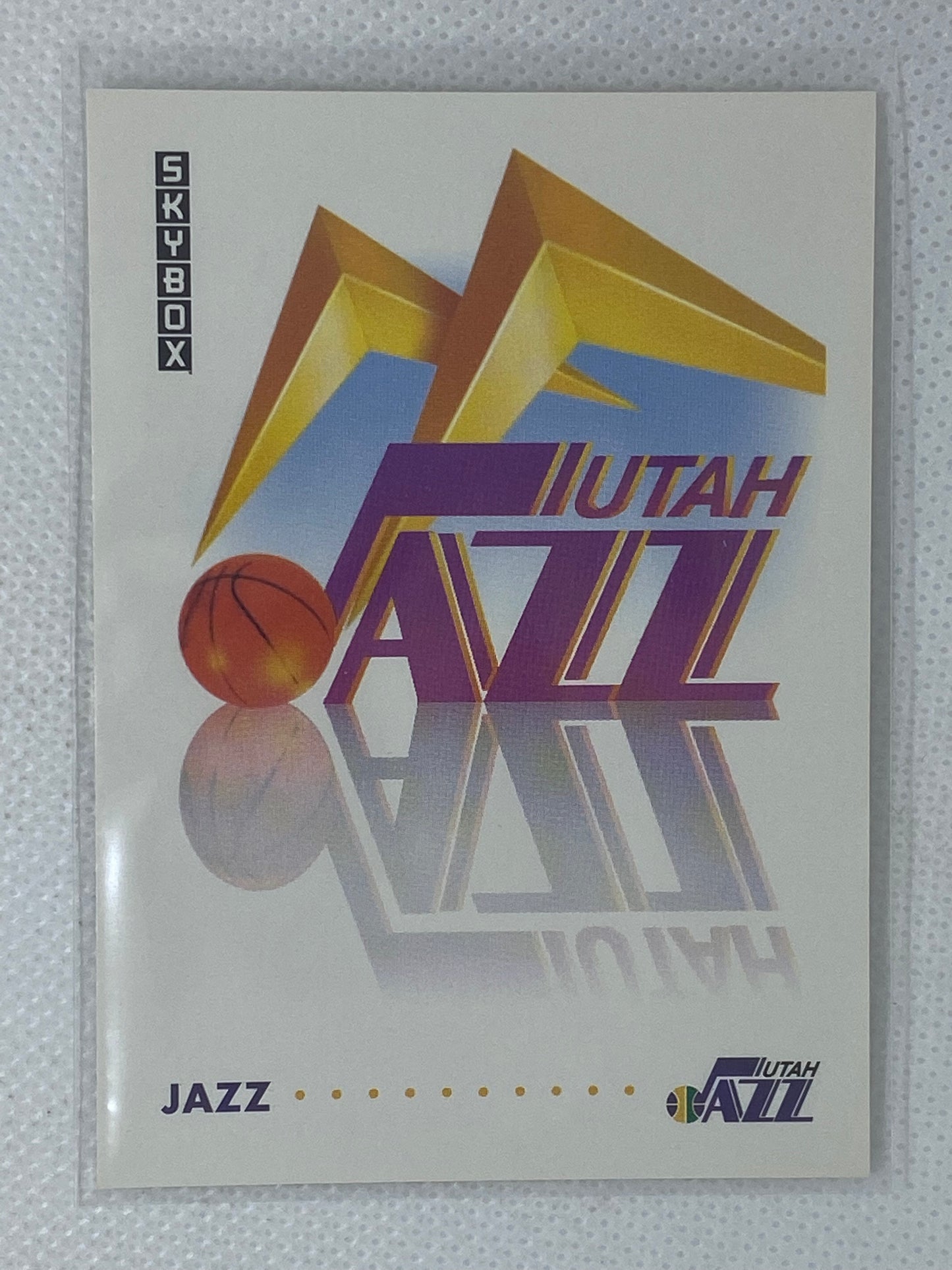 1991-92 SkyBox Utah Jazz Basketball Card #376 Utah Jazz