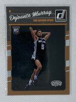 2016-17 Donruss Dejounte Murray Rookie Card RC #173 San Antonio Spurs