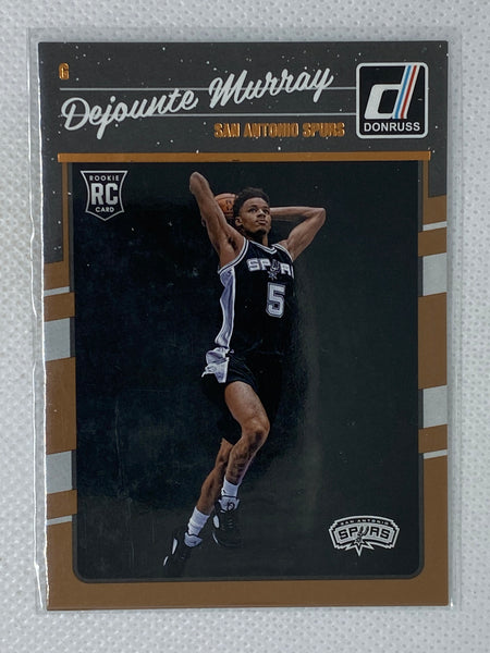 2016-17 Donruss Dejounte Murray Rookie Card RC #173 San Antonio Spurs