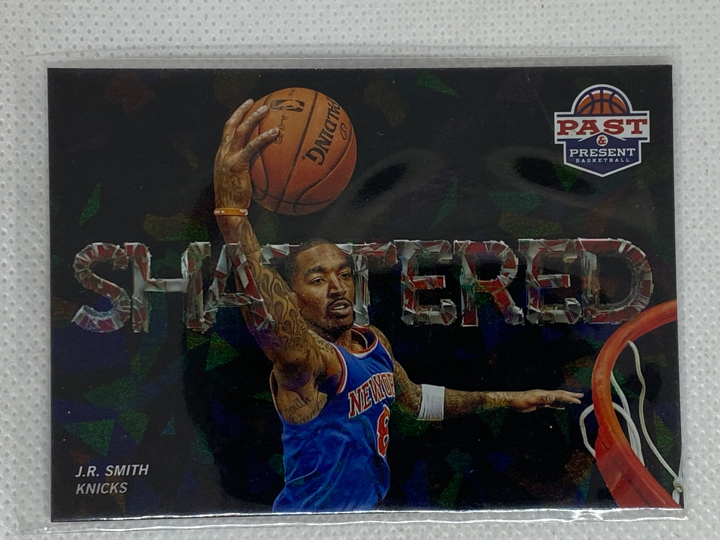 2012-13 Panini Past and Present Shattered Black Basketball Card #48 J.R. Smith