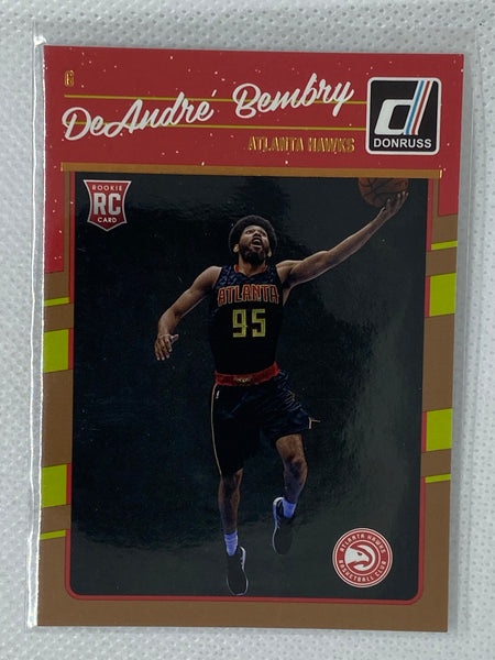 2016-17 Donruss Basketball #168 DeAndre' Bembry RC Atlanta Hawks Rookie Card