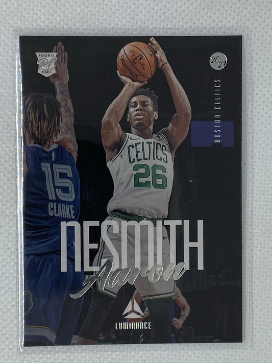 2020-21 Panini Chronicles Luminance Aaron Nesmith RC #162 Boston Celtics