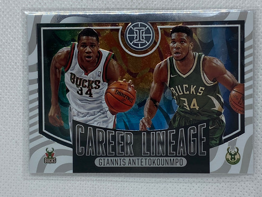 2020-21 Giannis Antetokounmpo Illusions Career Lineage #8 Bucks