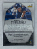 2020 Panini Prizm Tyrone Taylor #69 Brewers Red White Blue Refractor Rookie RC