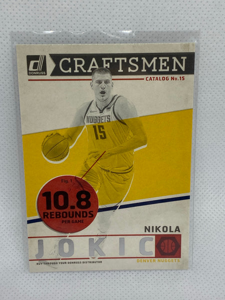 2019-20 Panini Donruss Basketball Craftsman #11 Nikola Jokic