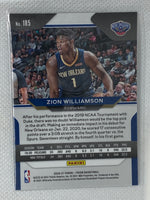 2020-21 Panini Prizm Zion Williamson Base 2nd Year Card #185