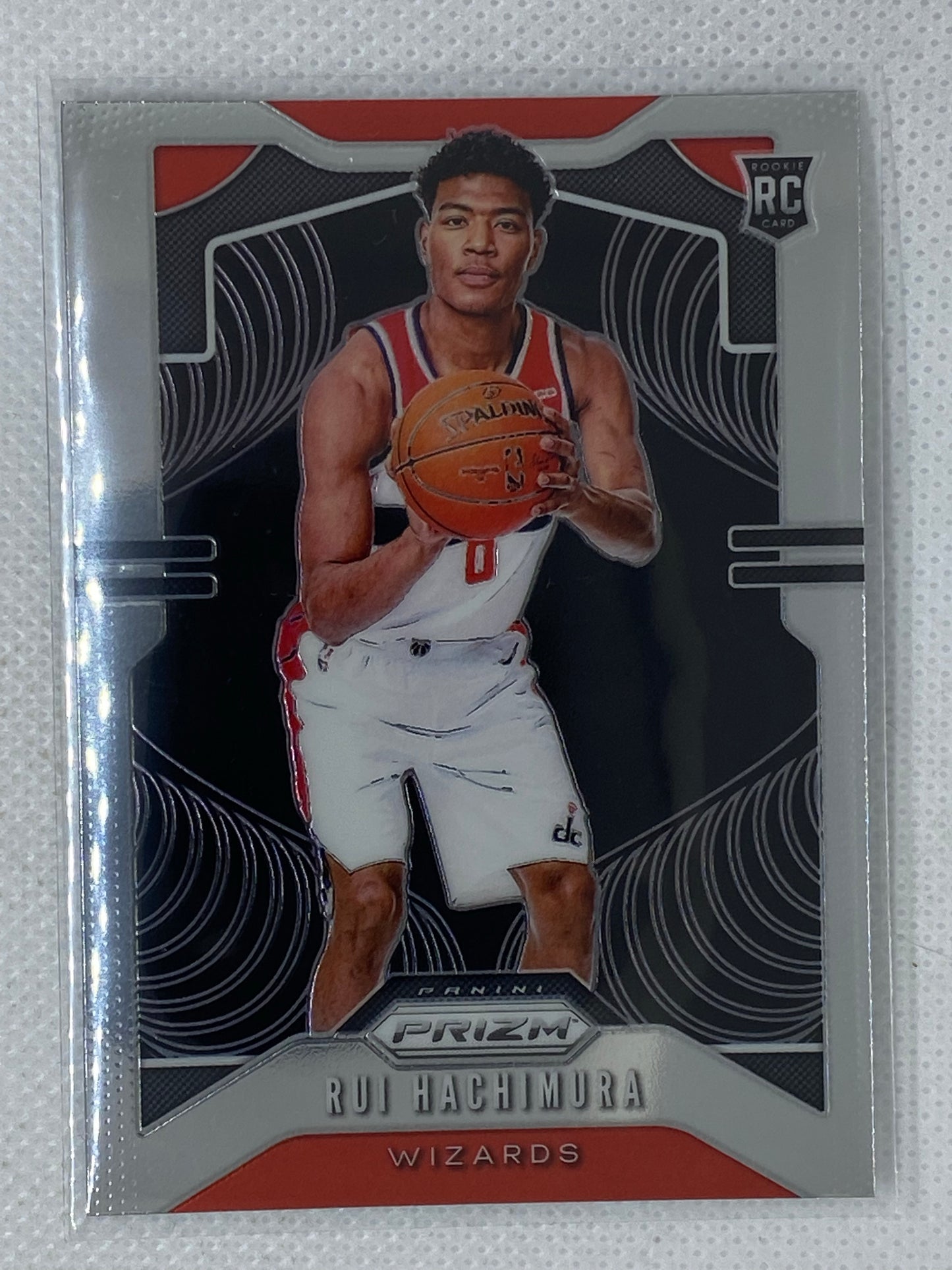 2019-20 Panini Prizm Base Rookie Card RC #255 Rui Hachimura Wizards