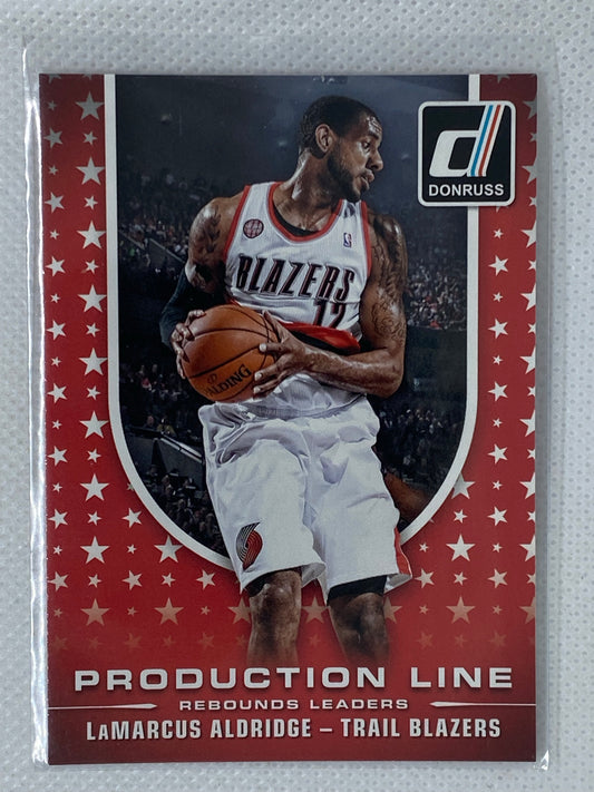 2014-15 Donruss Basketball Production Line Scoring #8 LaMarcus Aldridge