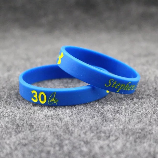 Stephen Curry Blue Silicon Bracelet