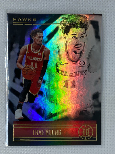 2021-22 Donruss Optic My House Blue Refractor 14 Trae Young 1/85 -  Sportsnut Cards