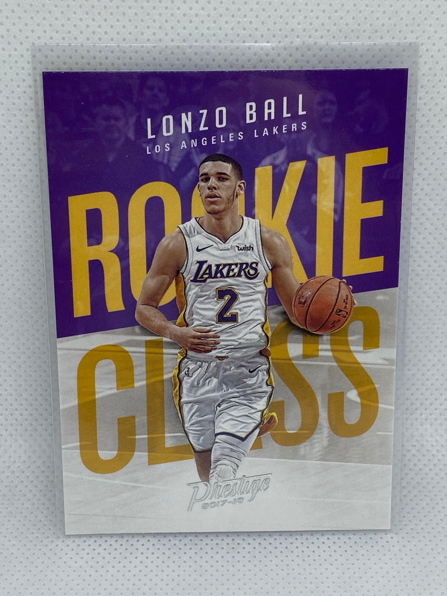 2017-18 Panini Prestige Lonzo Ball Rookie Class Card #2