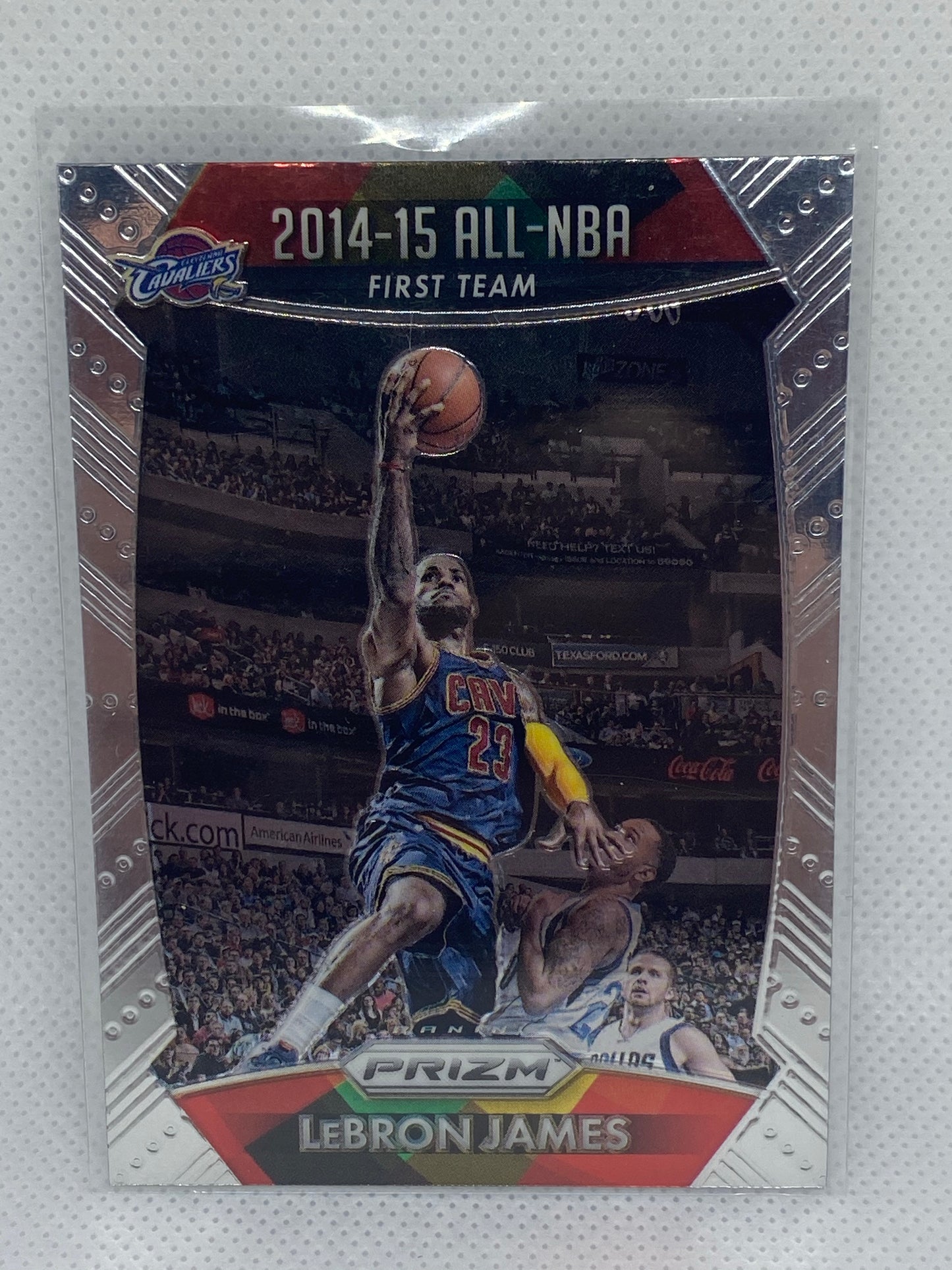 2015-16 Panini Prizm #375 LeBron James (All-NBA First Team)