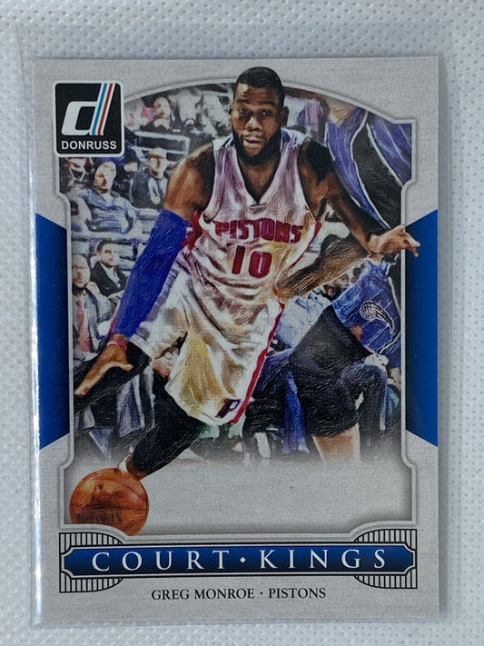 2014-15 Donruss Basketball Court Kings #9 Greg Monroe