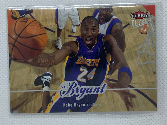 2007-08 Fleer Ultra NBA Basketball Card Los Angeles Lakers Kobe Bryant #80