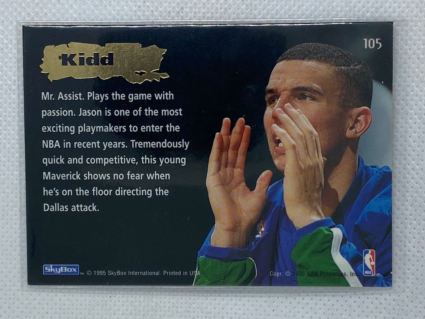 1994 Skybox Emotion #105 Jason Kidd Rookie