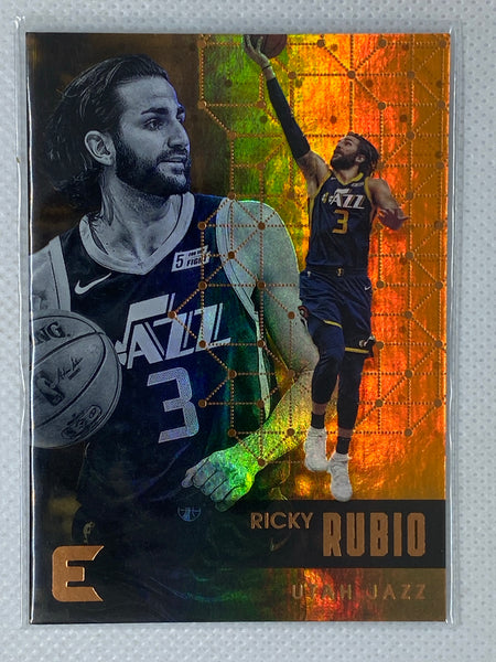 2017-18 Panini Essentials Thick stock #9 Ricky Rubio Utah Jazz SSP