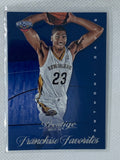 2013-2014 Panini Franchise Favorites Insert #19 Anthony Davis