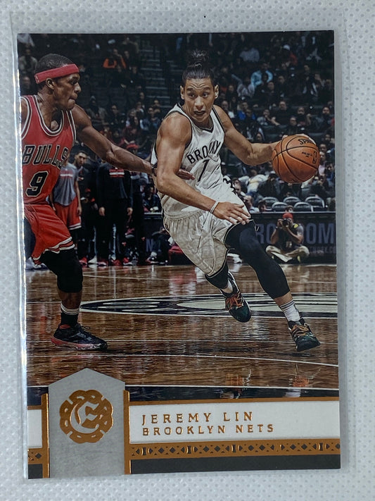 2016-17 Panini Excalibur Jeremy Lin #14 Brooklyn Nets