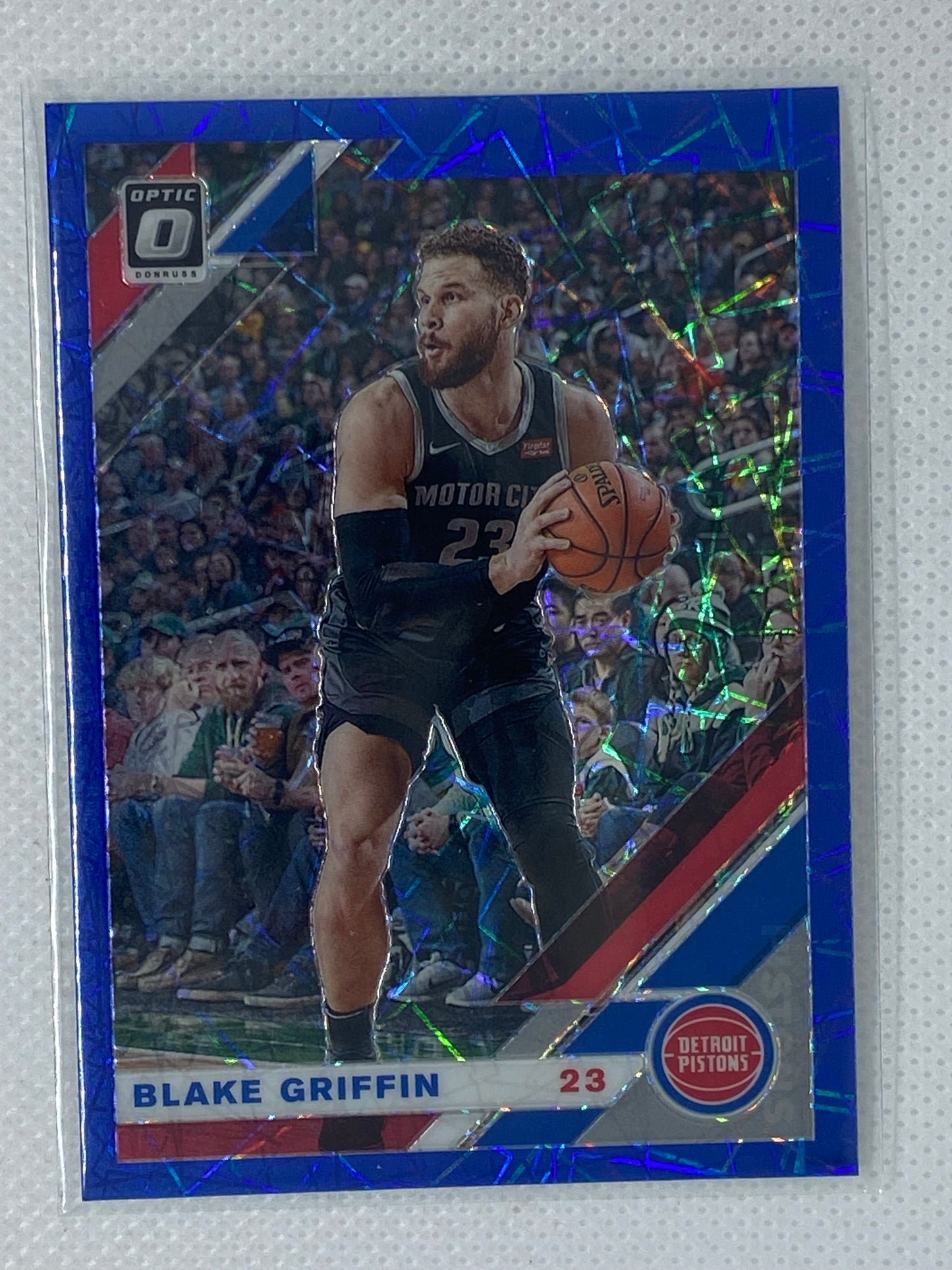 2019-20 Donruss Optic Basketball Blue Velocity Prizm Blake Griffin #136