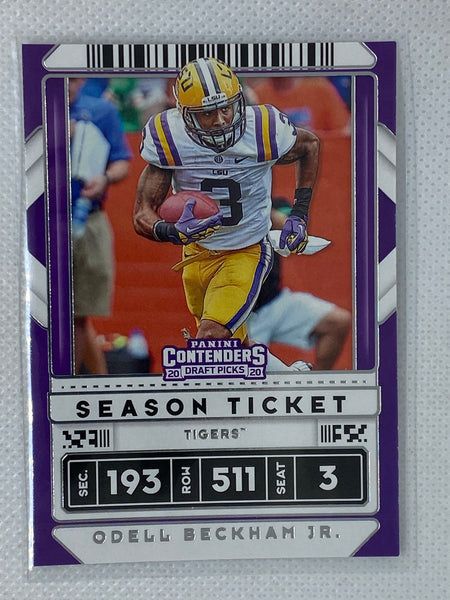 2020 Contenders Draft Picks Odell Beckham Jr. Season Ticket #78