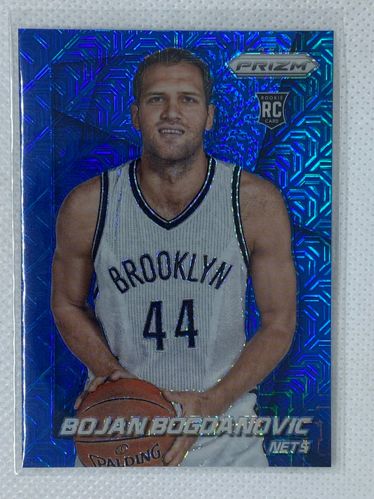 2014-15 Panini Prizm Bojan Bogdanovic RC Blue Mojo Prizm Refractor #293