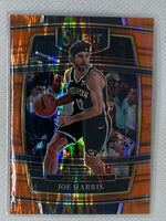 2021-22 Panini Select Basketball Joe Harris #8 Concourse Orange Flash Prizm