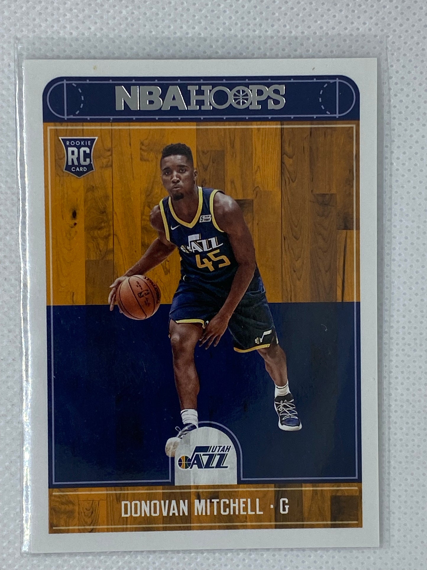 2017-18 Panini NBA Hoops Donovan Mitchell #263 RC Rookie Utah Jazz