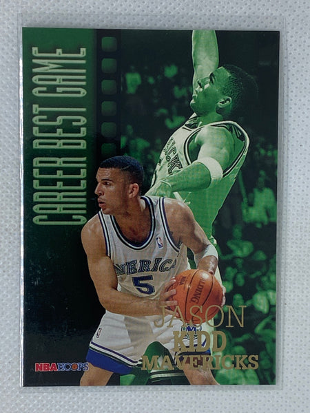 1996-97 NBA Hoops Basketball #337 Jason Kidd Career Best Game