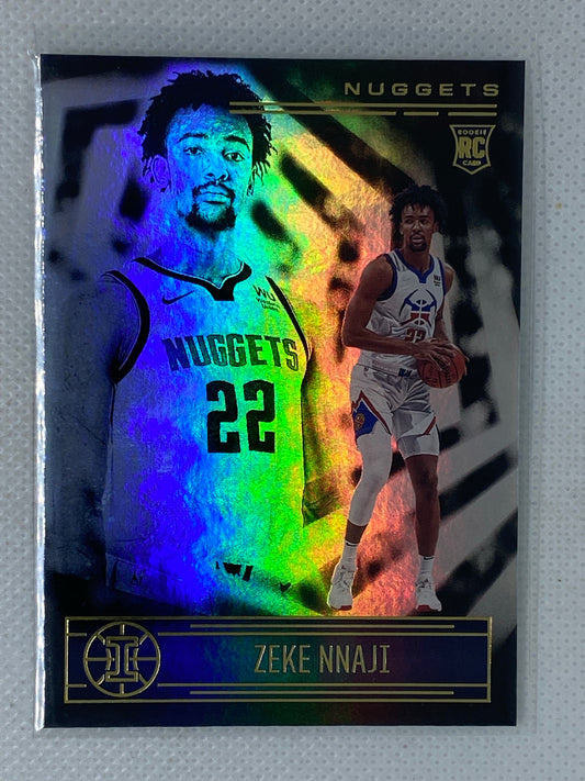 2020-21 Panini Illusions Basketball #183 Zeke Nnaji RC Rookie Denver Nuggets