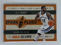 2012-13 NBA Hoops Basketball Spark Plugs #17 O.J. Mayo