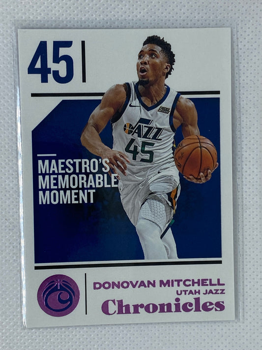 2018-19 Panini Chronicles Purple Donovan Mitchell #30 SSP