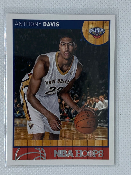 2013-14 Panini NBA Hoops Base #157 Anthony Davis 2nd Year